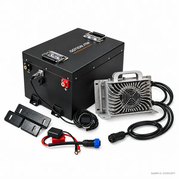 GOTION JTM Golf battery system concept — sample concept