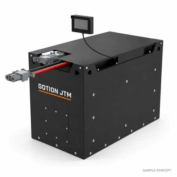 GOTION JTM Industrial battery with remote-display concept — sample concept