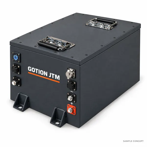 GOTION JTM Mounting-tab golf battery concept — sample concept